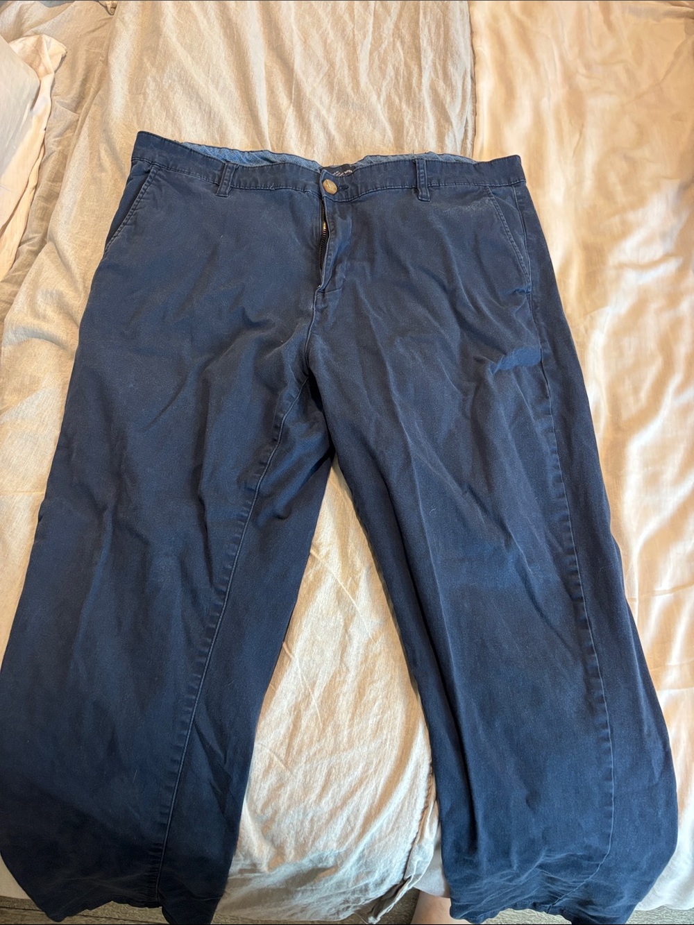 Daniel Hechter Men's Navy Blue Chino Pants